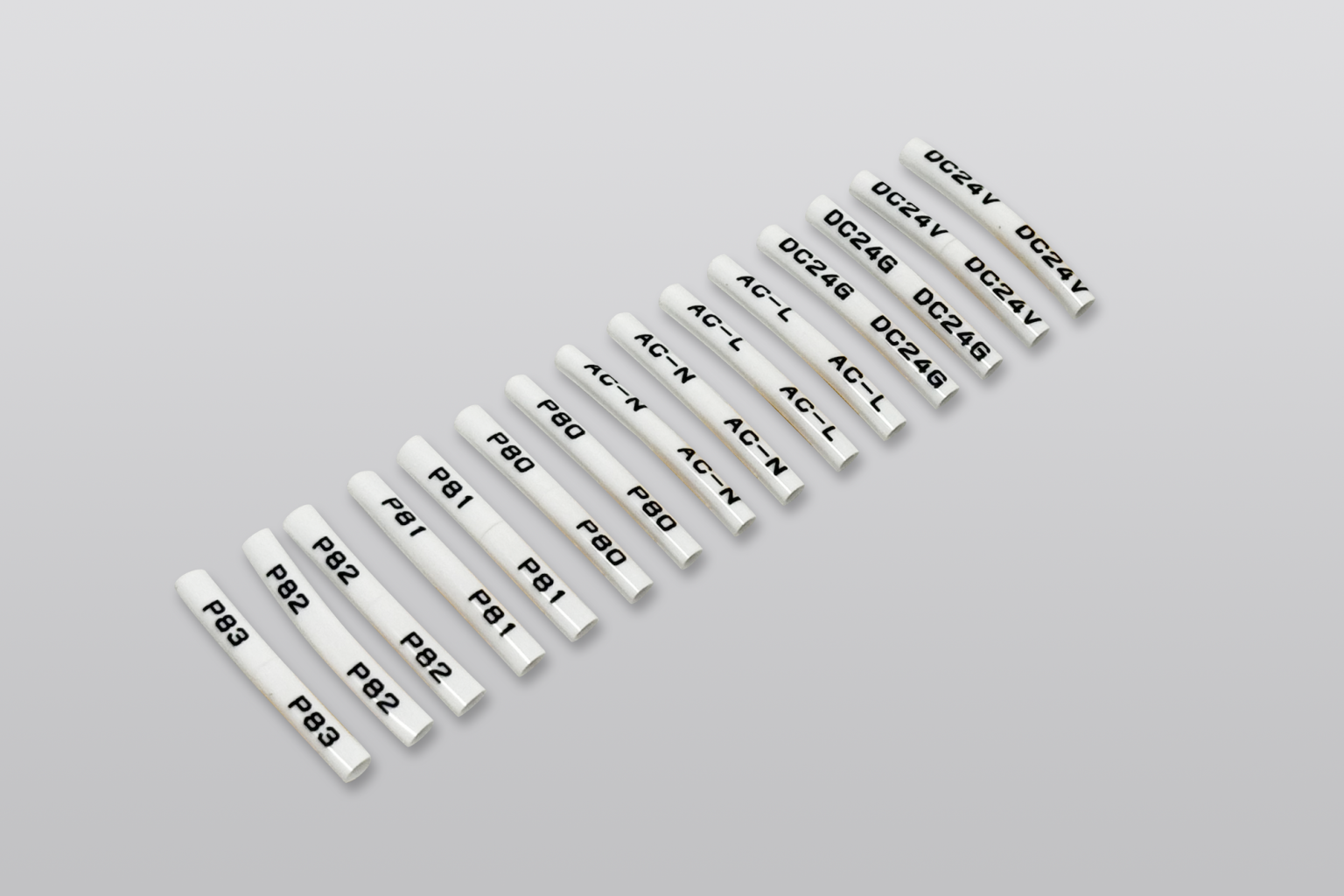 PVC tubes (cut)